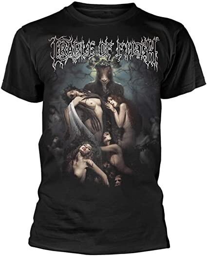 Cradle of Filth Молот Ведьм Новая Хлопковая Унисекс Футболка Все Размеры Унисекс Футболка KN599