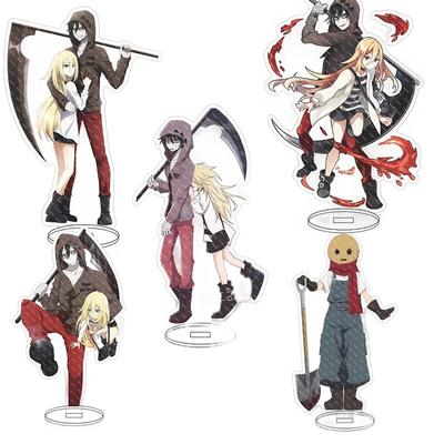 Фигурки аниме «Ангелы смерти», 15 см, Исаак · Фостер, акриловые подставки, Рэйчел Гарднер, Эдди, модель персонажа, украшение для рабочего стола, игрушки для фанатов