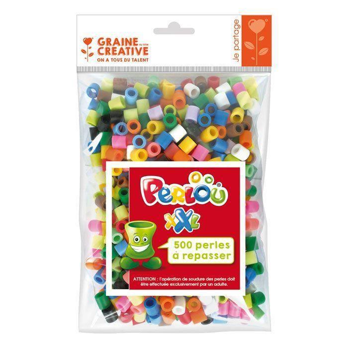 Sachets de 500 perles à repasser XXL - 10 mm