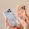 Роскошный модный мраморный чехол для телефона с волнистыми волнами для Iphone 11 12 13 Pro Max X Xr Xs Max, мягкий противоударный чехол-бампер, эстетичный чехол