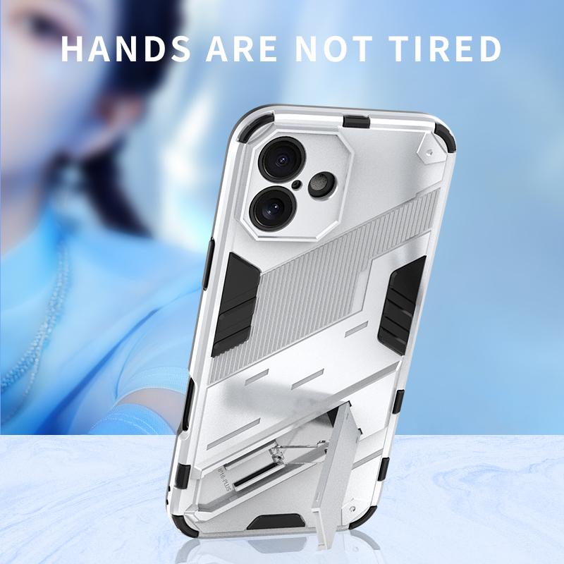 Fundas For iPhone 16 Pro Max Case Shockproof Armor Holder Back Coque для iPhone 11 12 Mini 13 14 15 Pro Max 16 Plus Phone Cover