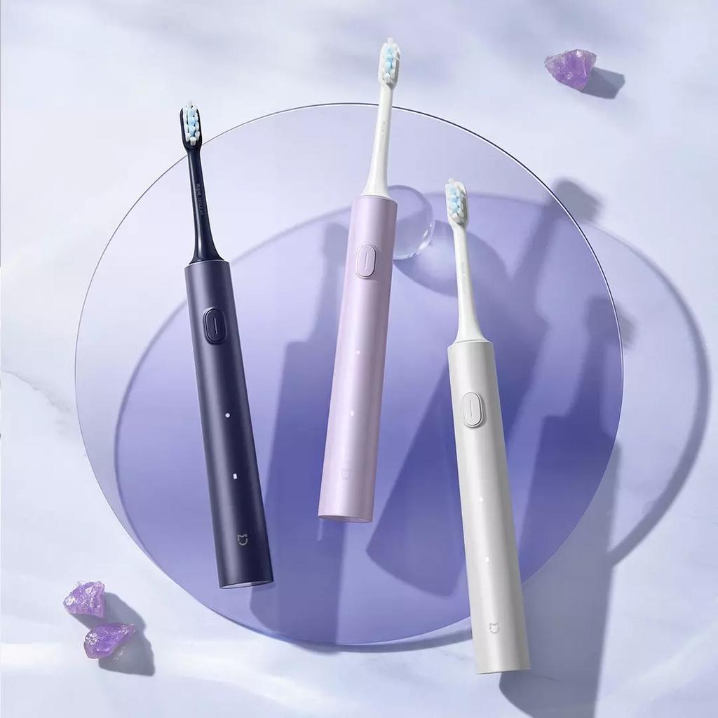 Sonic Electric Toothbrush T302 3colors 4 Brush Heads IPX8 Water Proof 360° Wireless Charging 4 Modes Cleaning Teeth
