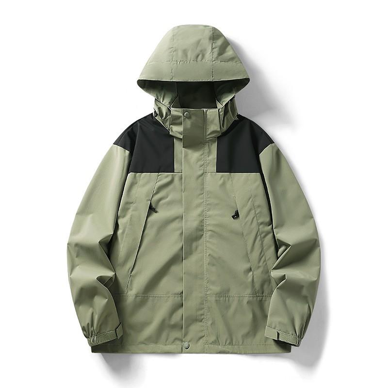 Men Women 3-in-1 Detachable Fleece-Lined Windproof Hiking Jacket Outdoor Adventure Winter