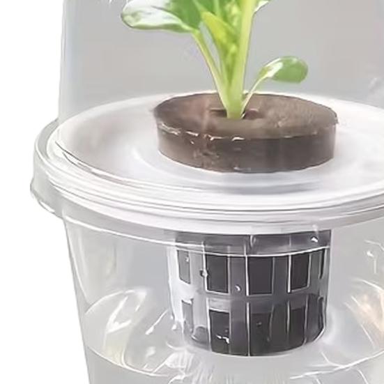 1/2/3/5/6/8/10 шт. Гидропонный стаканчик для выращивания растений с куполом Прозрачный горшок для проращивания растений Контейнер для рассады Садоводство