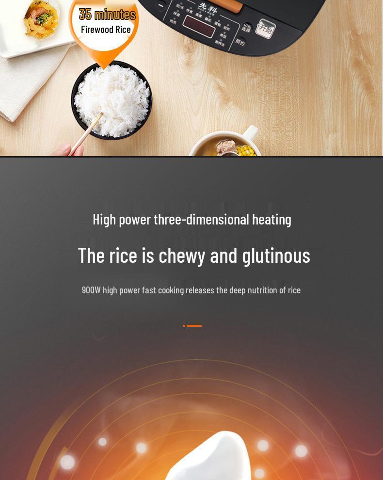 5L Multi-Function Smart Rice Cooker for Southeast Asia and Africa