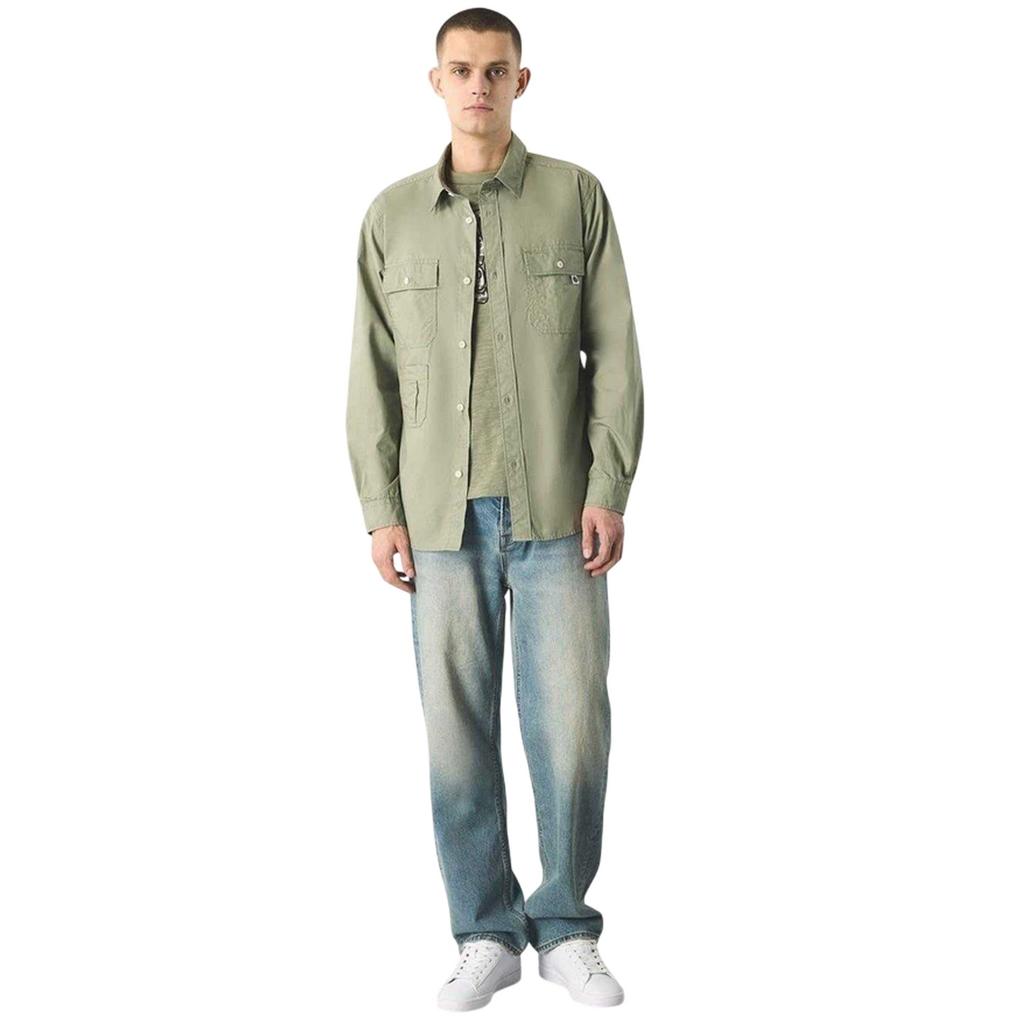 Pretty Green Mens Brentwood Long-Sleeved Shirt