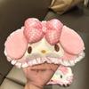 Милая 3D Мультяшная Плюшевая Маска для Сна Hello Kitty My Melody Маска для Глаз Женская Плюшевая Маска Дорожная Повязка на Глаза для Сна Здоровье Покрытие для Глаз