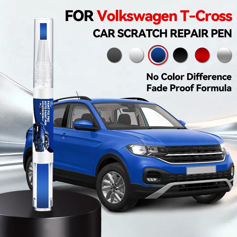 Ремонтный маркер для краски автомобиля для Volkswagen T-Cross 2018-2025 Аксессуары для ремонта царапин на краске Оранжевый Зеленый Белый Серебристый Синий Серый Золотой