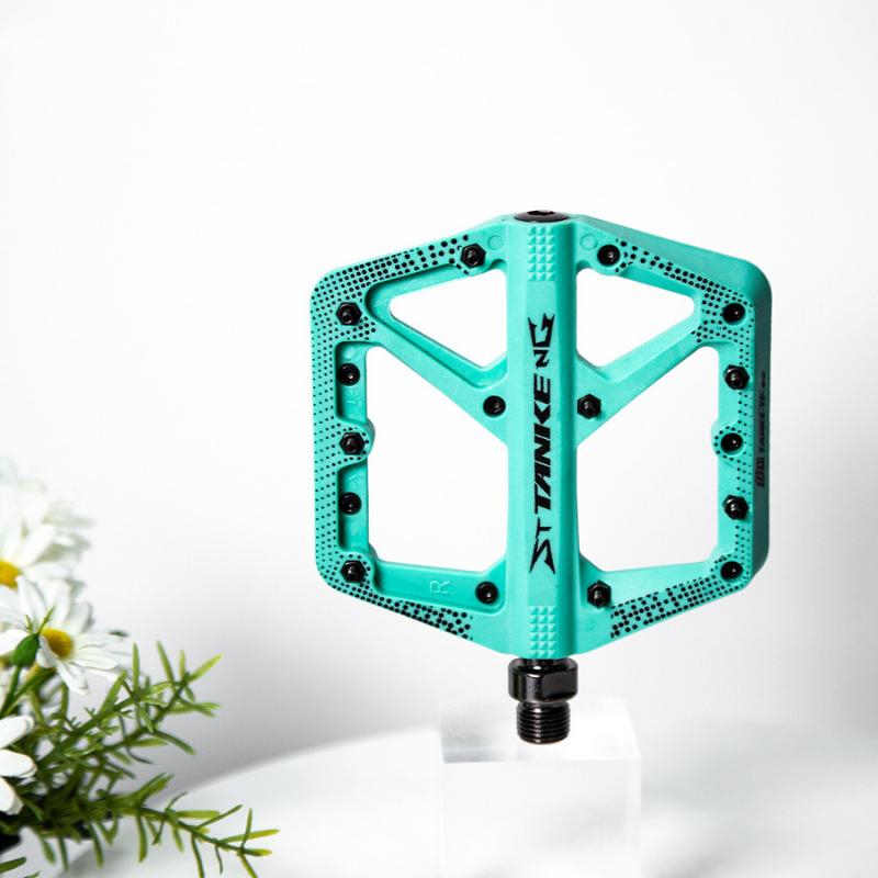 Ультралегкие нейлоновые педали для горного велосипеда MTB, широкие, нескользящие, с подшипником DU+1, платформенные, для горной, шоссейной, BMX, аксессуары для велоспорта