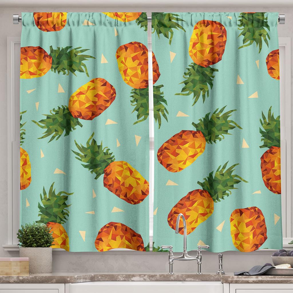 Милые ананасы затемняющие шторы для спальни, затемняющие шторы для комнаты, затемняющие шторы для патио, гостиной