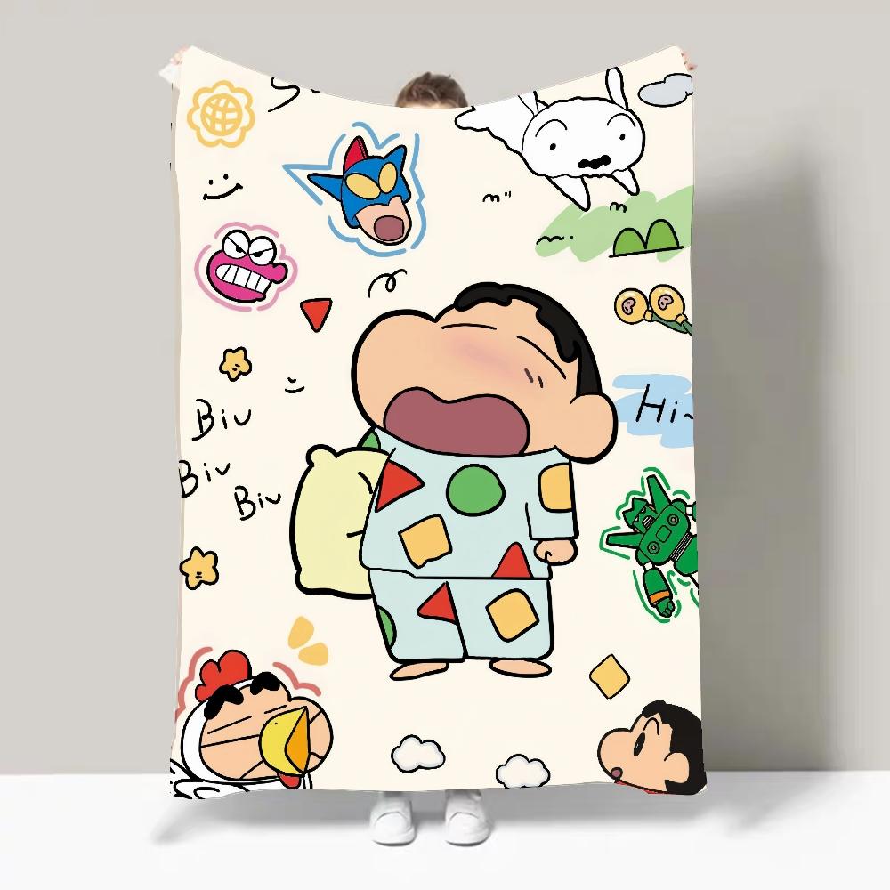 Cartoon C-craft on S-shin Chan Cute Blanket Design Lightweight For Dorms, Naps, Living Room, Office,Sofa