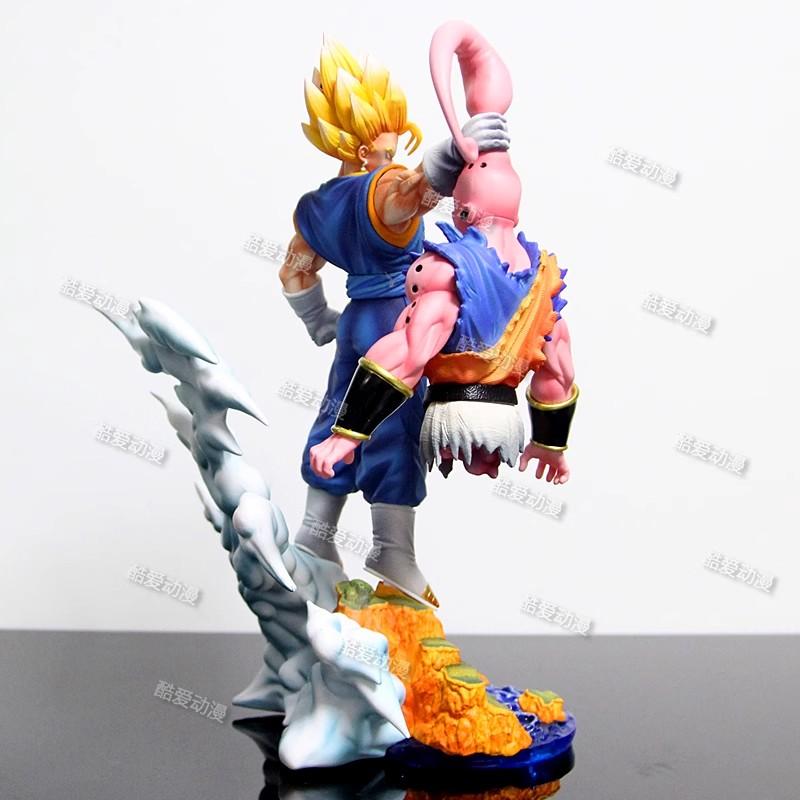 New Son Goku Figure Anime Super Saiyan Goku Vs Majin Buu Action Figures Statue Collection Model Kids Toys Birthday