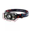 D2 Led Headlamp USB Charging Motion Sensor Flashlight Night Fishing Light Waterproof Head Flashlight Torch for Camping Fishing