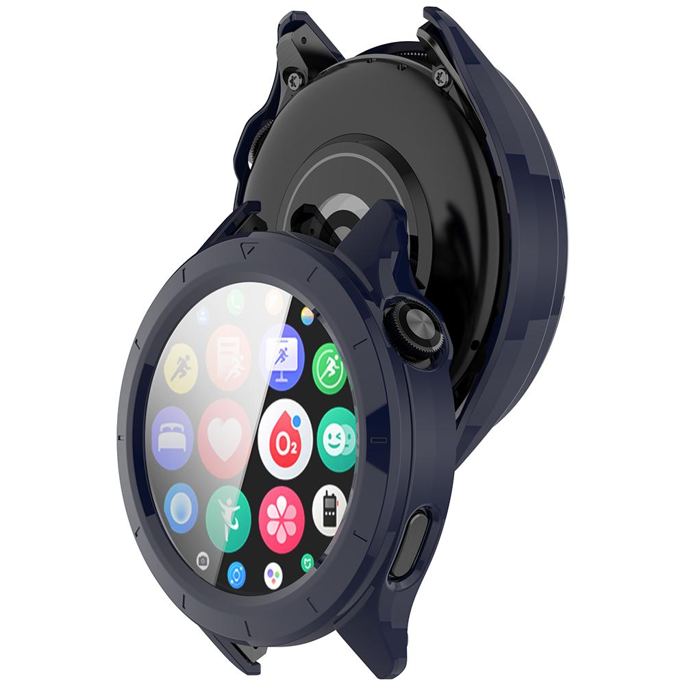 Чехол для ПК + Закаленное стекло для Xiaomi Watch S4 Полный чехол Защитная пленка для экрана Бампер для Xiaomi Watch S4 eSIM Умный аксессуар