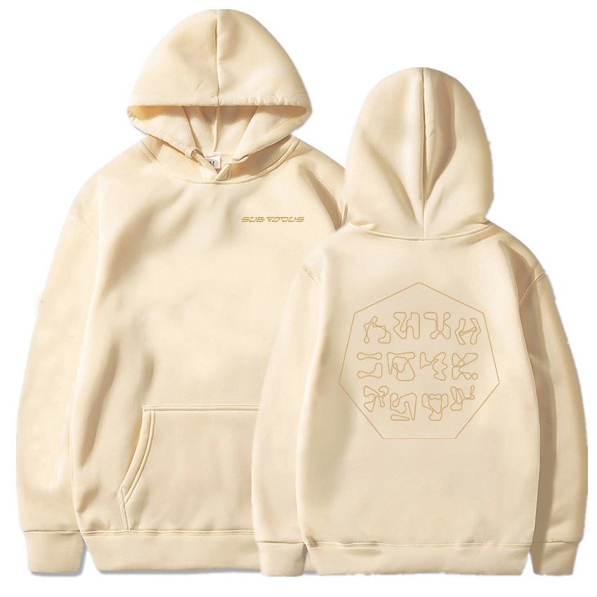 SUB FOCUS Contact Album Graphic Hoodies Long Sleeve Fleece Hooded Sweatshirts Casual Unisex Clothing