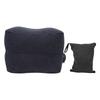 Foot Rest Pillow Inflatable Two Layer Single Air Valve PVC Flocking Portable Reducing Fatigue
