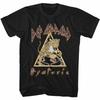 Def Leppard Hysteria Lep Черная футболка для взрослых