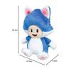 San-Ei Super Mario 3D World Кот Тоад (С) Ш12 x Г10 x В18,5 см Плюшевый