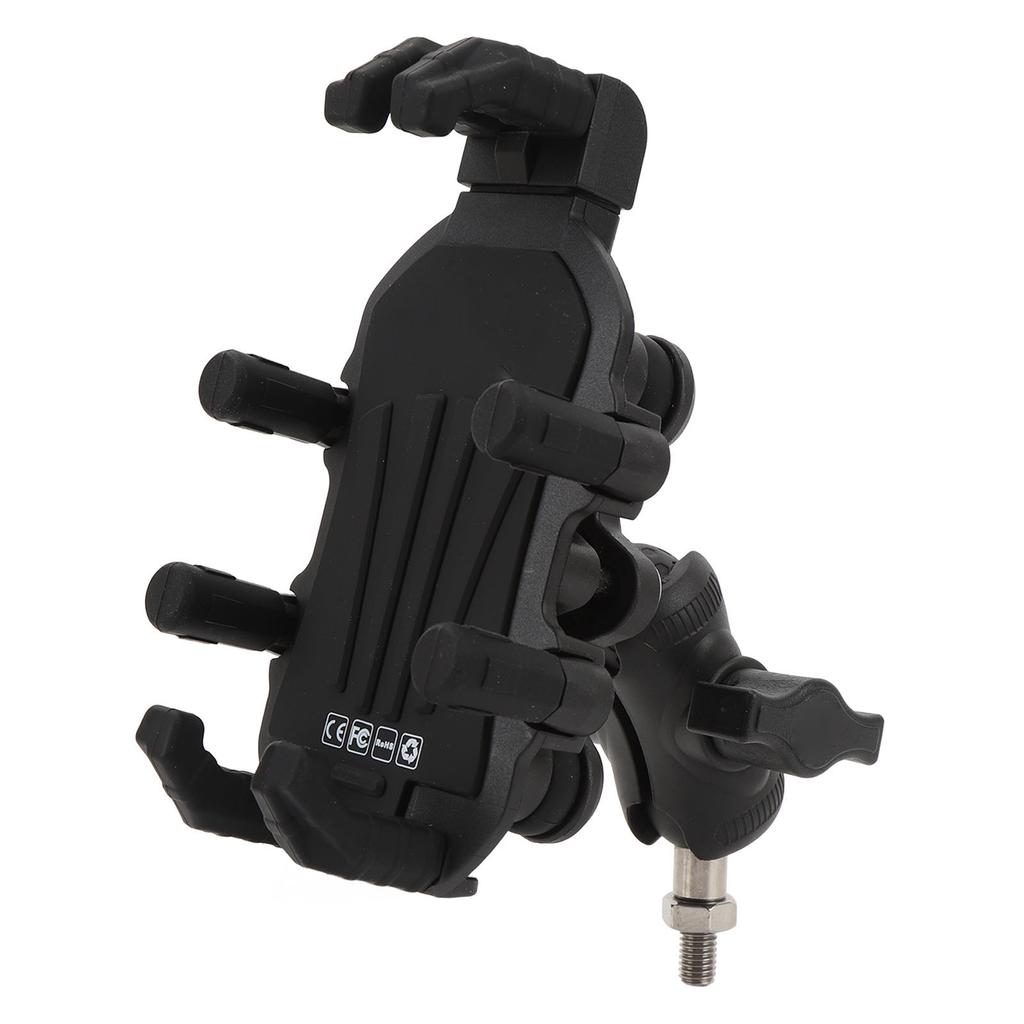 Крепление для телефона на вилку мотоцикла с гасителем вибрации, высокоскоростное, надежное, регулируемое крепление для