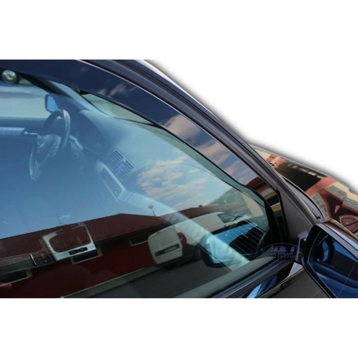 Дефлекторы на окна - Совместимы с BMW - E46 - 4 двери - Тонированный акрил - 4 шт.