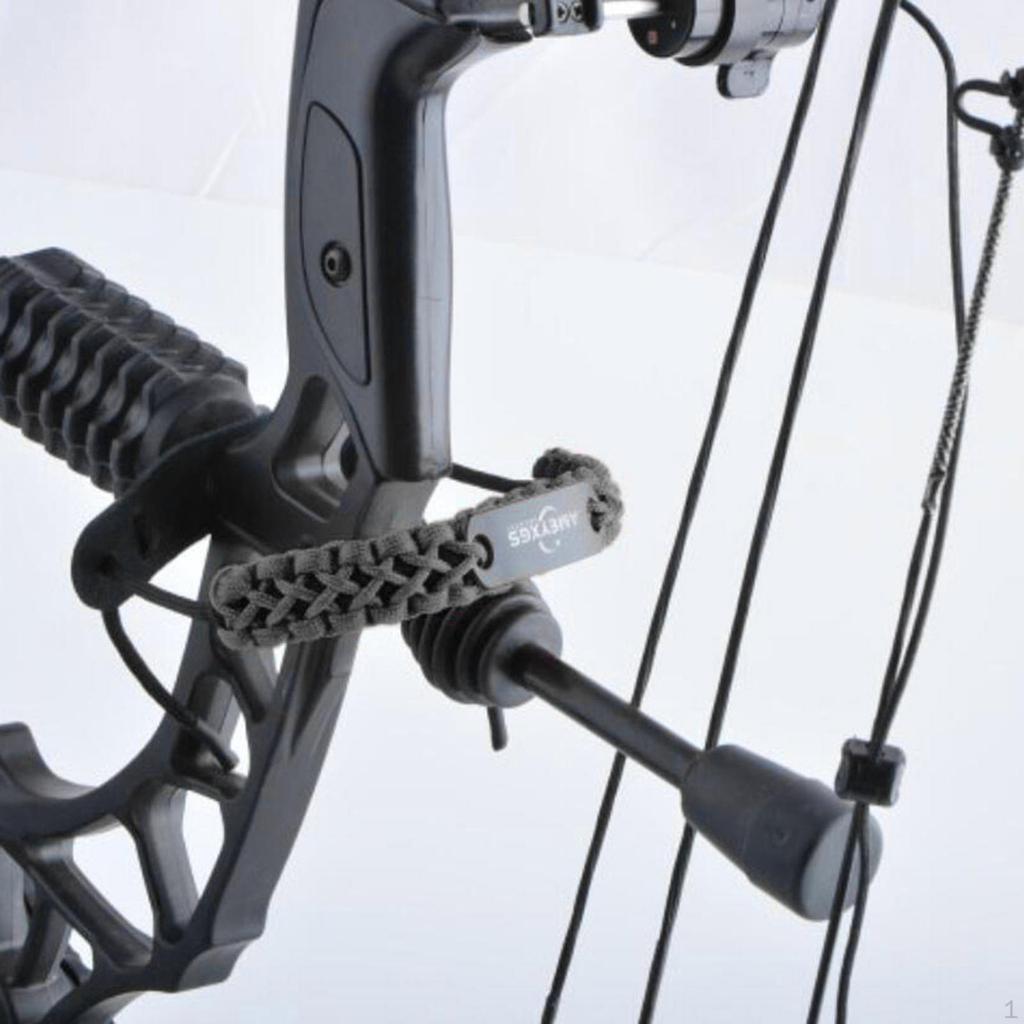 Лук для взрослых, сверхпрочный регулируемый плетеный шнур на запястье, изогнутая веревка