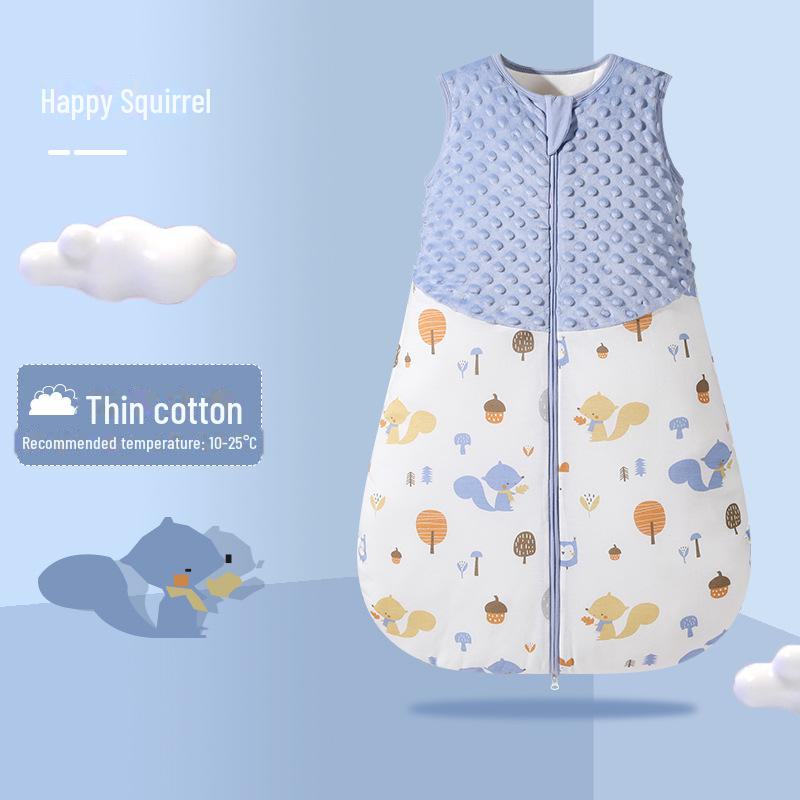 Спальный мешок Bazaitu Baby Cotton Anti-Kick - жилет для новорожденных весной и осенью