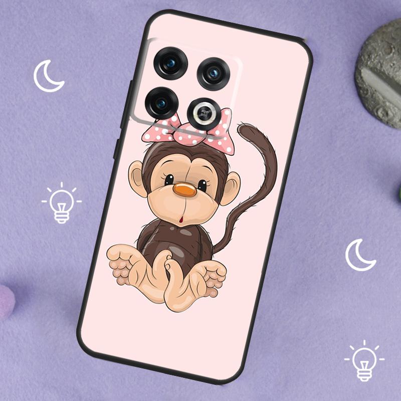 Обезьяна Горилла Обезьяна Ребенок Для OnePlus Nord 5 CE 2 3 4 Lite N20 N30 Чехол Для OnePlus 15 13 12 11 10 13T 10T 10R 12R 13R
