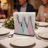 Makeup Brush And Lipstick Holder Christmas Theme Wooden Napkin Holder, Decorative Holiday Paper Towel Stand, Dried Flower Vase for Table HD