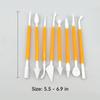 8 Pcs Carving Pen/Shaping Knife Embossing Tool Clay Polymer Clay Plasticine Carving Tool Sculpture Embossing Device Plastic Set