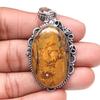 Pendant Wild Horse Jasper Gemstone Valentine'Day Gifted Silver Jewelry 2.25"
