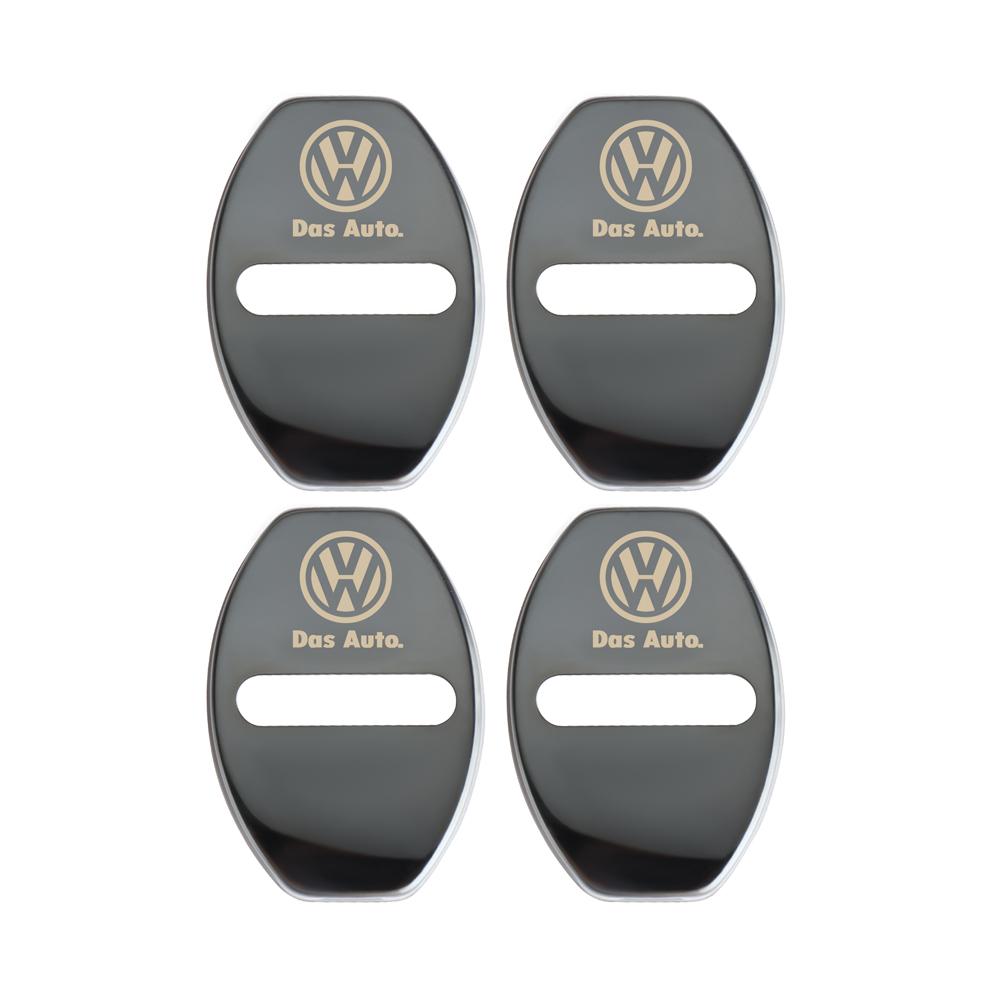 Car Door Lock Protective Cover Stickers For Volkswagen VW Scirocco Beetle Touareg Tiguan CC T-ROC Golf 4 5 6 7 T4 Sharan Passat