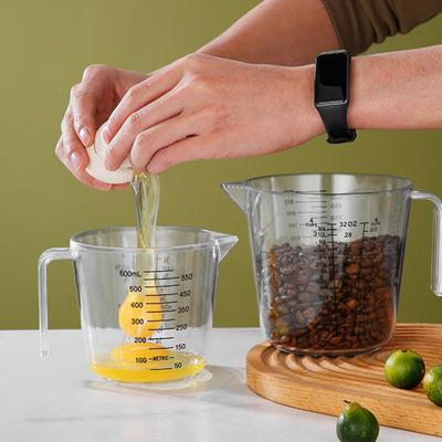 Многофункциональный гладкий край удобный 150 мл/300 мл/600 мл/1000 мл большой емкости мерный кувшин для жидкости объемный контейнер инструмент