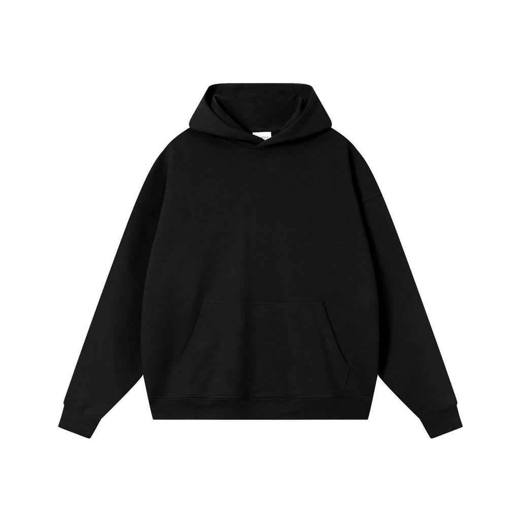Heavyweight 380g Round Neck Pullover Sweatshirt – Autumn/Winter Trend, Drop Shoulder, Thick Long Sleeve Outerwear