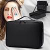 New High Quality Professional Makeup Case For Women With Compartments PU Leather Waterproof Travel Large Makeup Bag