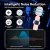 Pink Wireless Lavalier Microphone Portable Audio Video Recording Mini Microphone For Phone Android Pc Camera Live Gaming Phone