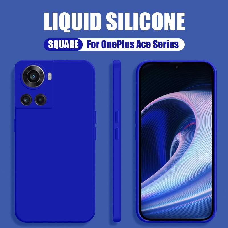 Мягкий чехол для телефона ярких цветов для OnePlus 10R/ACE 2 10T 10 Pro 11, жидкий силиконовый чехол из ТПУ