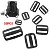 Plastic Slider Tri Glide Outdoor Adjustable Buckle Adjust Buckles Bags Accessories Backpack Straps