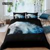 Polar Bear Duvet Cover Set Queen Size Polar Bear Bedding Set Animal Pattern Bear Printed Comforter Cover for Adult Teens Kids