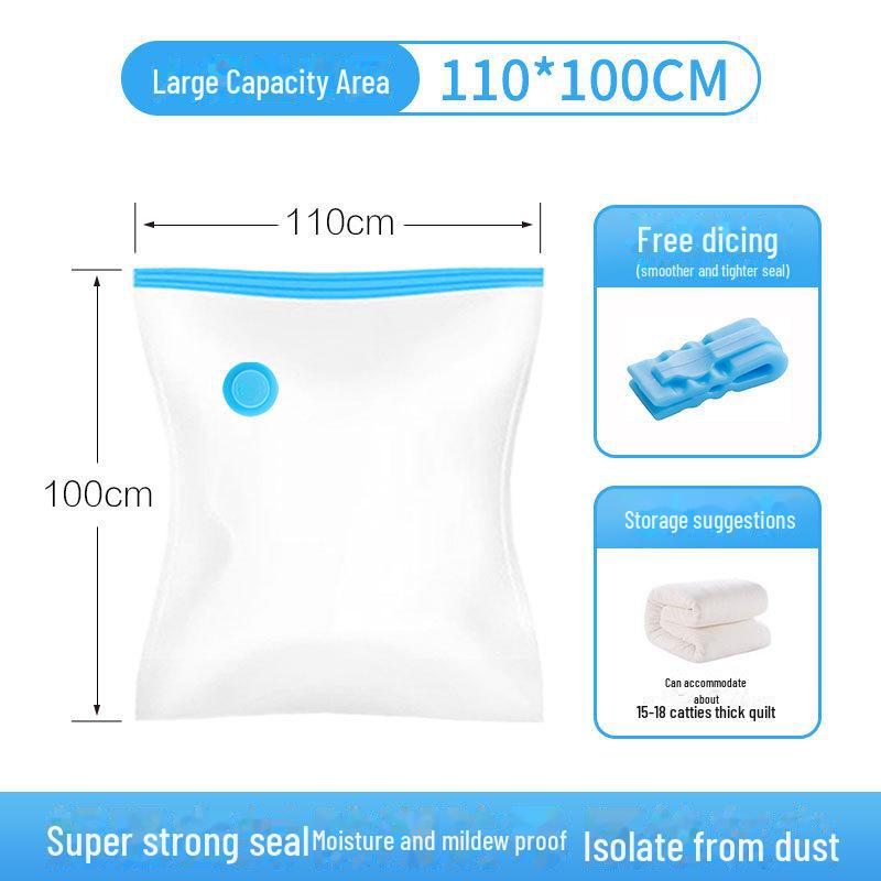 Прозрачный вакуумный мешок для хранения одежды и одеял