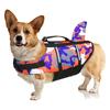 Pet Supplies Summer Dog Life Jacket Lightweight Adjustable Velcro Medium and Large Dog Swimwear