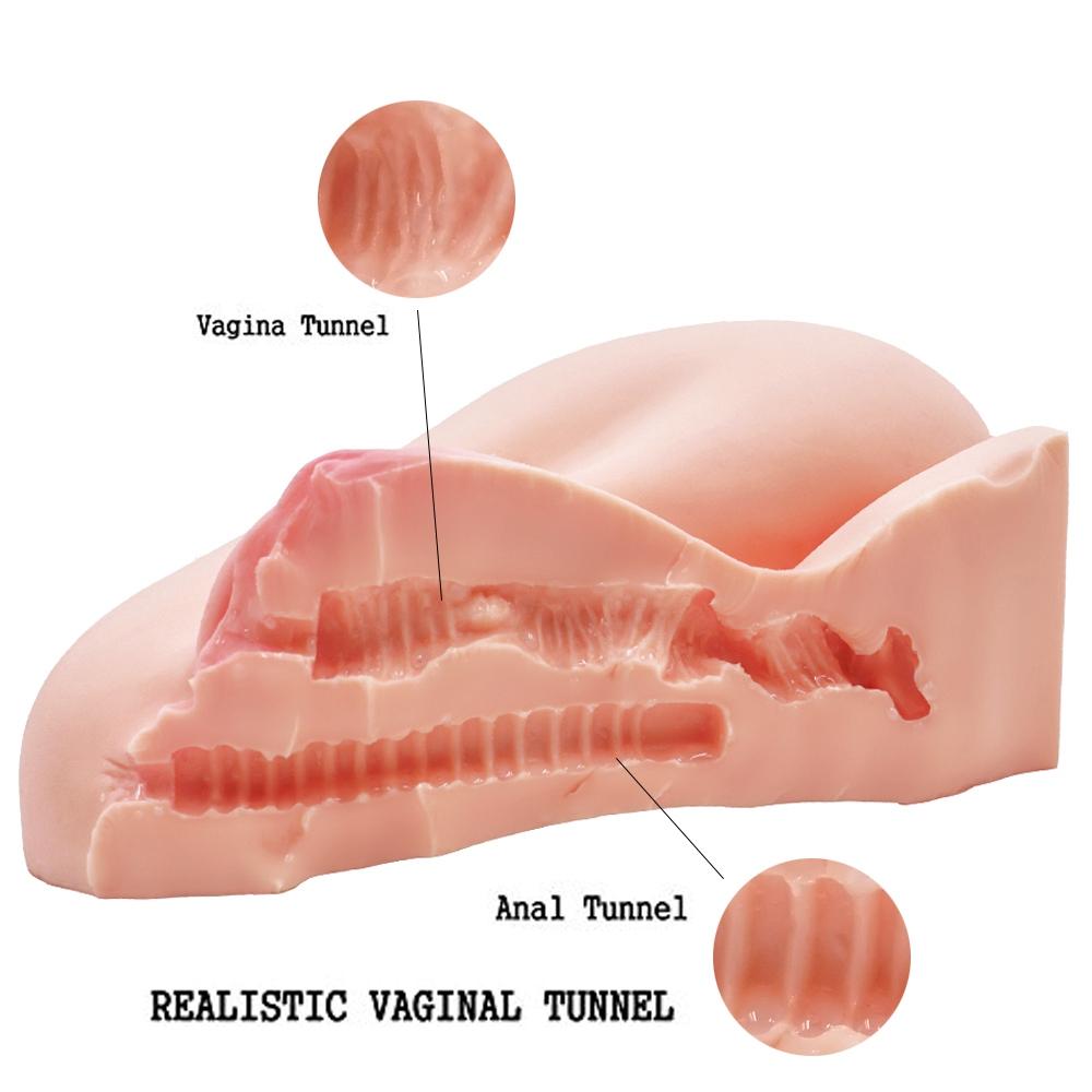 RUNYU Мягкий TPR Мужской Мастурбатор Анальная Вагина Мастурбация Взрослых 3D Силиконовые Реалистичные Вагинальные Секс Куклы для Мужчин