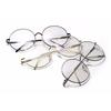 Oversized Round Metal Anti Blue Light Woman Reading Glasses Men Clear Lens Vintage Eyeglasses Presbyopia Large Computer Goggles