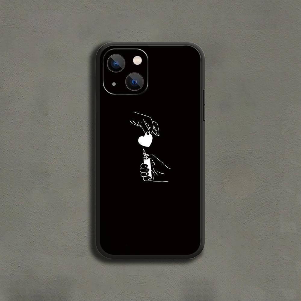 People Line Art Cell Phone Case For iPhone Samsung Galaxy Redmi Xiaomi Oppo OnePlus Note S A 7 8 9 10 11 12 13 14 20 21 22 23 53 54 Pro Max Plus Ultra