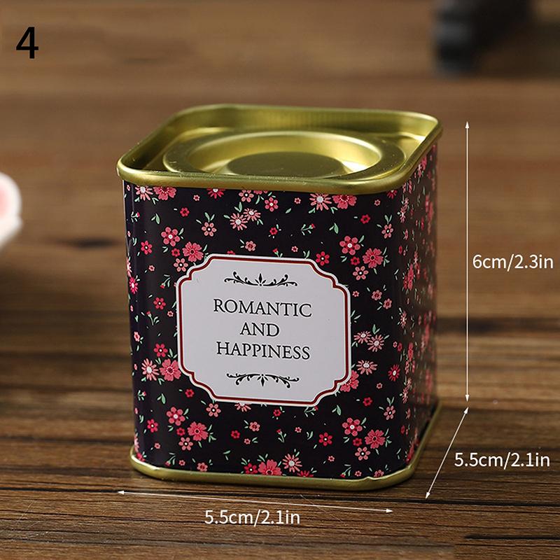 Контейнеры для чайных емкостей, банки для свечей, кофейные конфеты, закуски, маленькие жестяные мини-контейнеры для хранения, герметичные банки, упаковка для чайной посуды