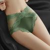 2pcs Ladies' Sexy Underwear Girls' Sweet Mesh Lace Cross Lifted Hip Shaping Triangle Shorts