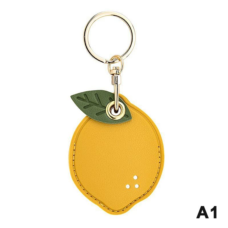 Soft Silicone Fruits Pattern Access Card Case Anti Loss Tracking Protector for Workplace and School Entry Security