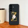 Чехол-буква с цветами для Samsung S26 Ultra Чехол для Samsung S26 Plus Задняя крышка Мягкий жидкий силикон Fundas для Galaxy S 26