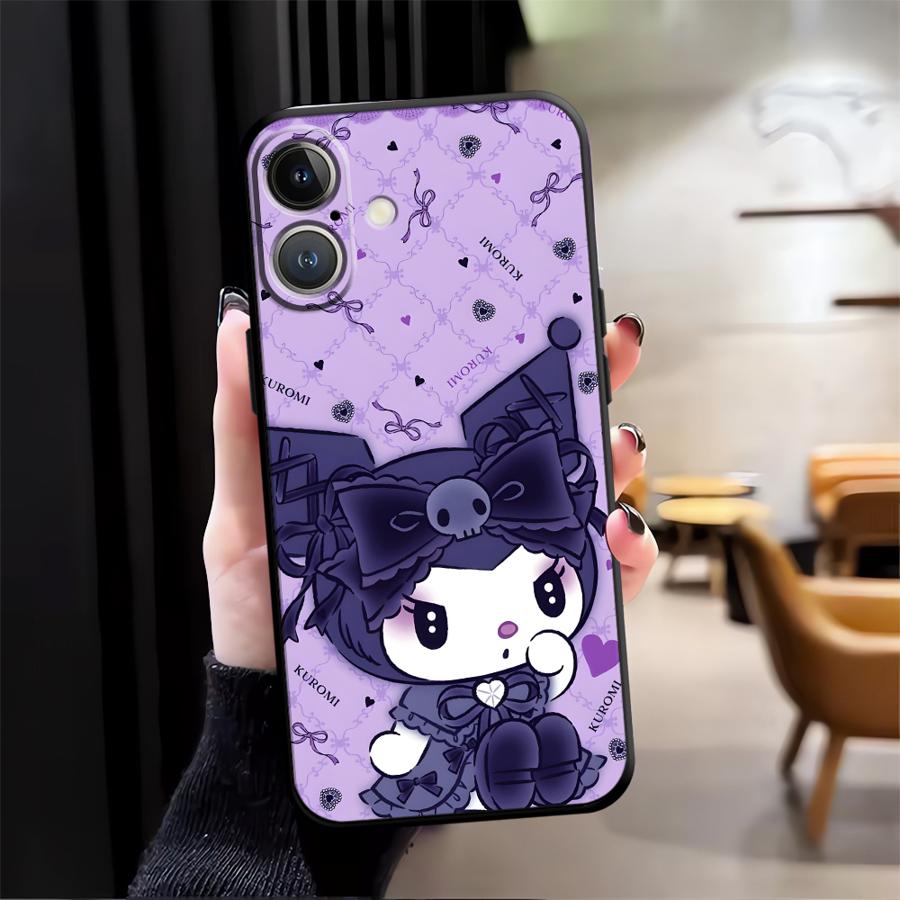 Чехол для Apple iPhone 17 Pro Max 12 13 Air 15 Pro 7 8 14 XR XS MAX 16 11 Funda Чехол для телефона SanrioS Милая КуромиS