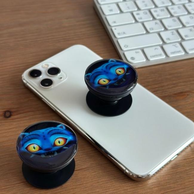 K-Pop Demon Hunters Синий тигр Derpy Grip Tok (40мм)