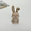 Cute Rabbit Phone Grip Stand Foldable Adjustable Universal Compatibility Cartoon Bunny Design Secure Grip for Smartphones and Tablets